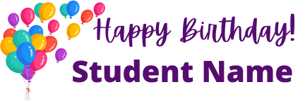 Happy Birthday Marquee Message